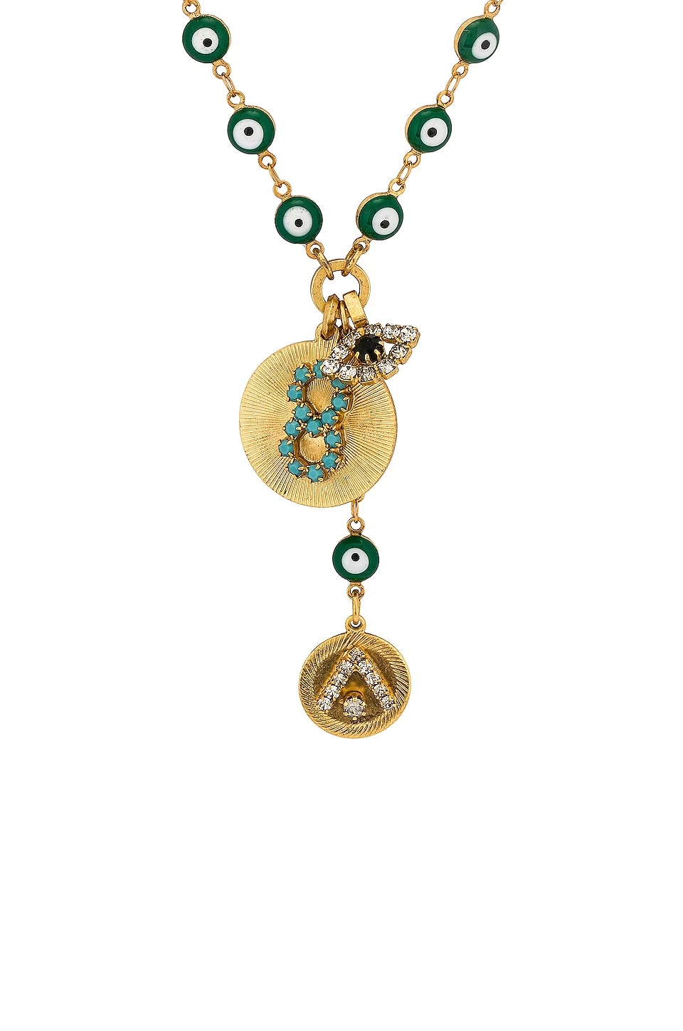 Galia Necklace Green 4 Galia Necklace Green - Image 2