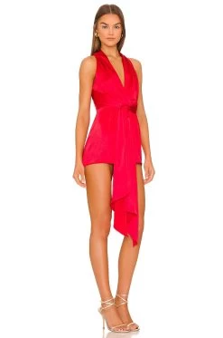 X REVOLVE Isabella Playsuit Red 6 X REVOLVE Isabella Playsuit Red -Fashion Women's Clothing Store ELLI WR27 V2