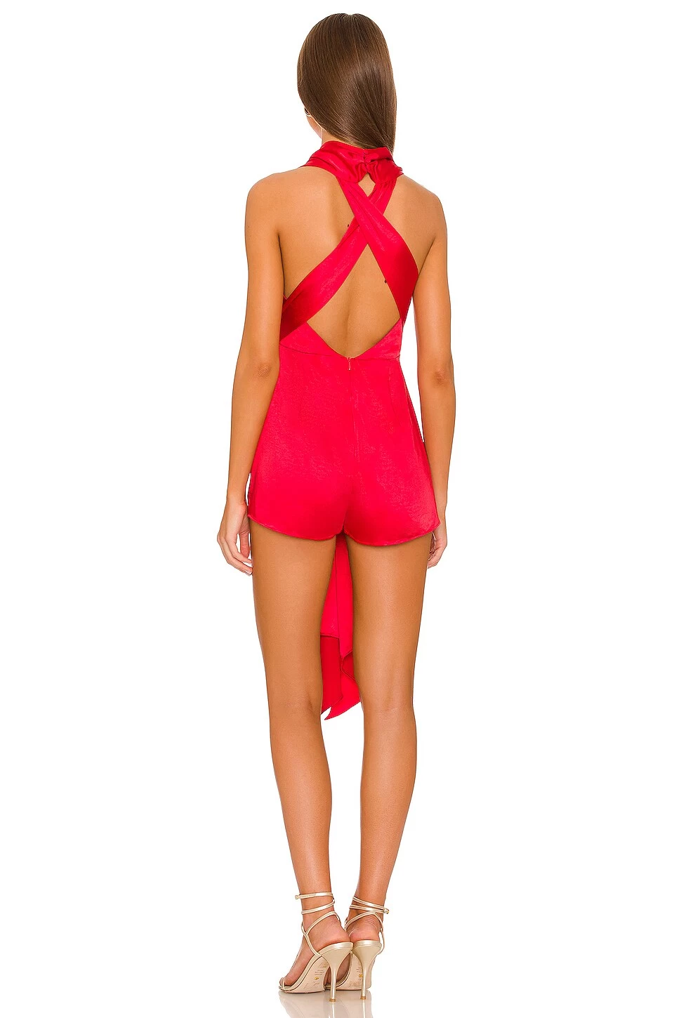 X REVOLVE Isabella Playsuit Red 5 X REVOLVE Isabella Playsuit Red - Image 3