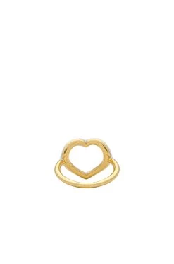 I Heart You Ring White Glo -Fashion Women's Clothing Store EMMR WL84 V3