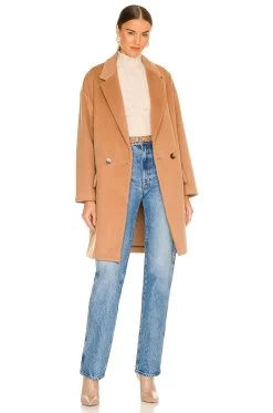Oversized Wool Coat Camel
