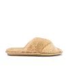 Victoria Teddy Criss Cross Slipper Tan -Fashion Women's Clothing Store FLNR WZ12 V1