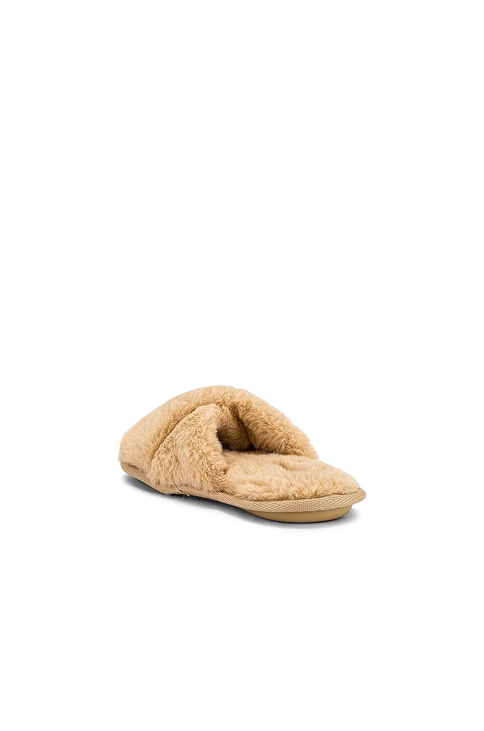 Victoria Teddy Criss Cross Slipper Tan 5 Victoria Teddy Criss Cross Slipper Tan - Image 3