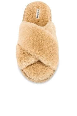 Victoria Teddy Criss Cross Slipper Tan 15 Victoria Teddy Criss Cross Slipper Tan -Fashion Women's Clothing Store FLNR WZ12 V4