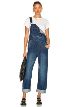 FREE PEOPLE X We The Free Ziggy Denim Overall Inky Indigo 16 FREE PEOPLE X We The Free Ziggy Denim Overall Inky Indigo -Fashion Women's Clothing Store FREE WC184 V1 1