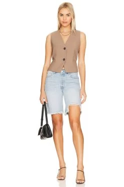 FREE PEOPLE Big Sur Coast Boyfriend Short Washed Away 9 FREE PEOPLE Big Sur Coast Boyfriend Short Washed Away -Fashion Women's Clothing Store FREE WF257 V4