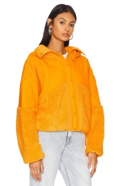FREE PEOPLE X FP Movement Adventure Awaits Fleece Orangeade 10 FREE PEOPLE X FP Movement Adventure Awaits Fleece Orangeade -Fashion Women's Clothing Store FREE WO730 V3