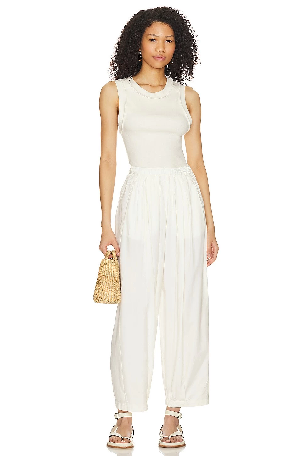 FREE PEOPLE To The Sky Parachute Pant Nilla Cream 6 FREE PEOPLE To The Sky Parachute Pant Nilla Cream - Image 4