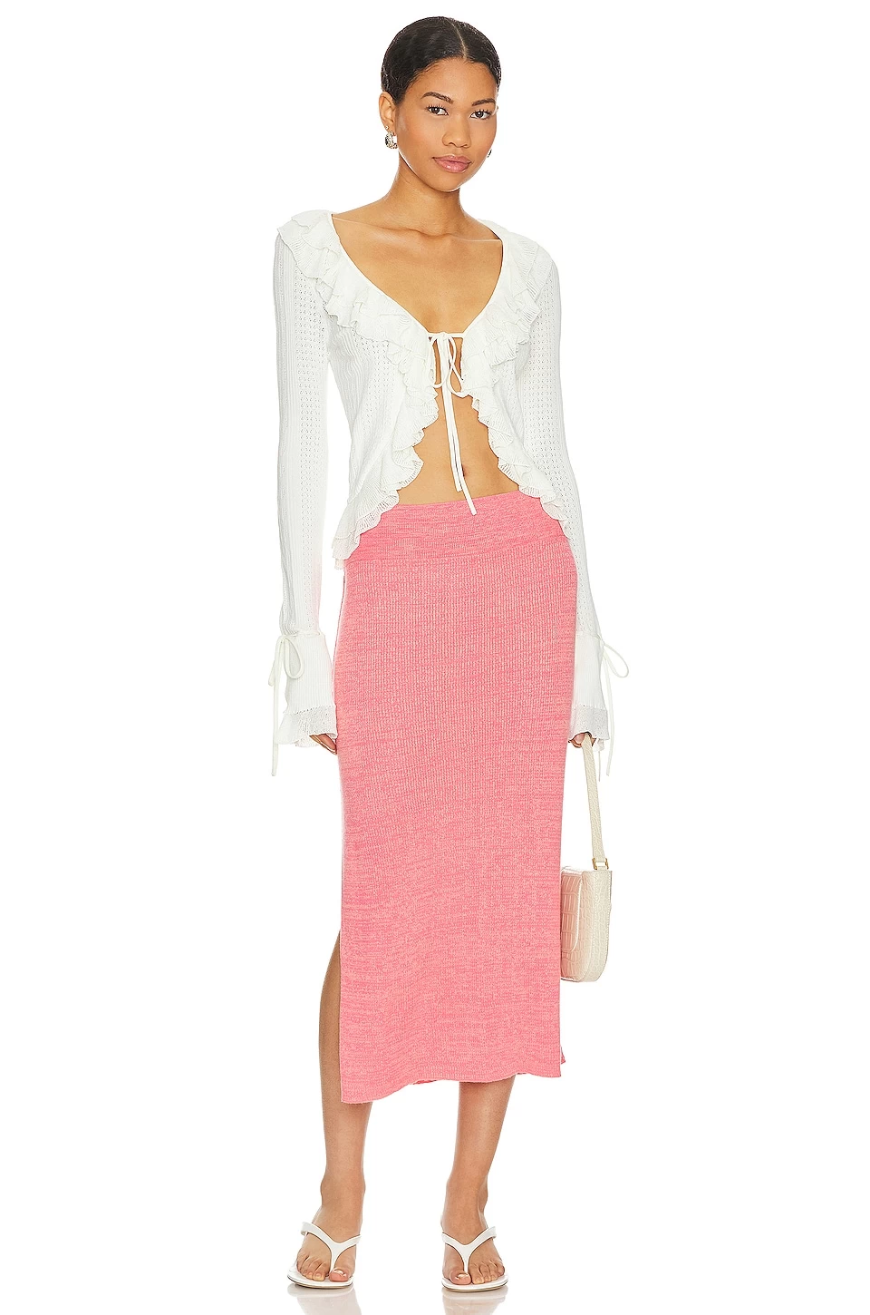 FREE PEOPLE Golden Hour Midi Skirt Camelia Combo 6 FREE PEOPLE Golden Hour Midi Skirt Camelia Combo - Image 4