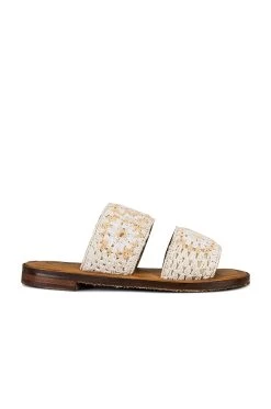 FREE PEOPLE Juliet Crochet Sandal Ivory Combo