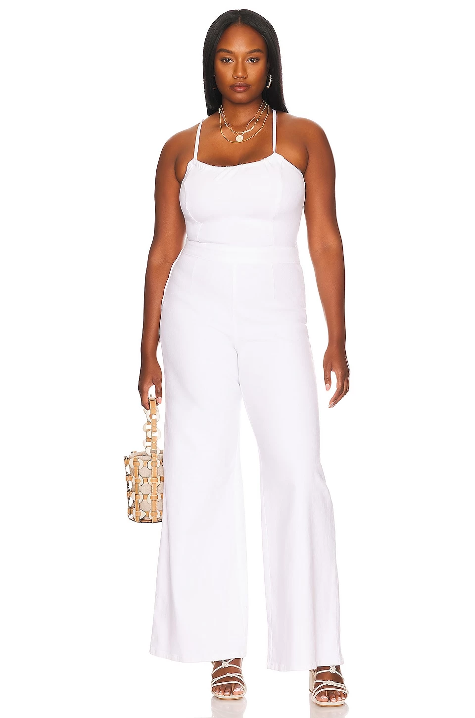 GOOD AMERICAN Vacay Jumpsuit White001 4 GOOD AMERICAN Vacay Jumpsuit White001 - Image 2