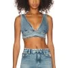 GOOD AMERICAN Denim Bra Indigo357 -Fashion Women's Clothing Store GAME WS58 V1
