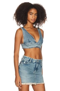 GOOD AMERICAN Denim Bra Indigo357 12 GOOD AMERICAN Denim Bra Indigo357 -Fashion Women's Clothing Store GAME WS58 V3