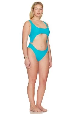 GOOD AMERICAN Monokini Atomic Blue001 -Fashion Women's Clothing Store GAME WX46 V4