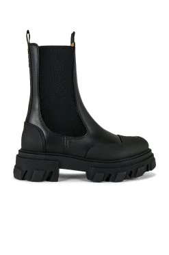 Ganni Mid Chelsea Boot Black