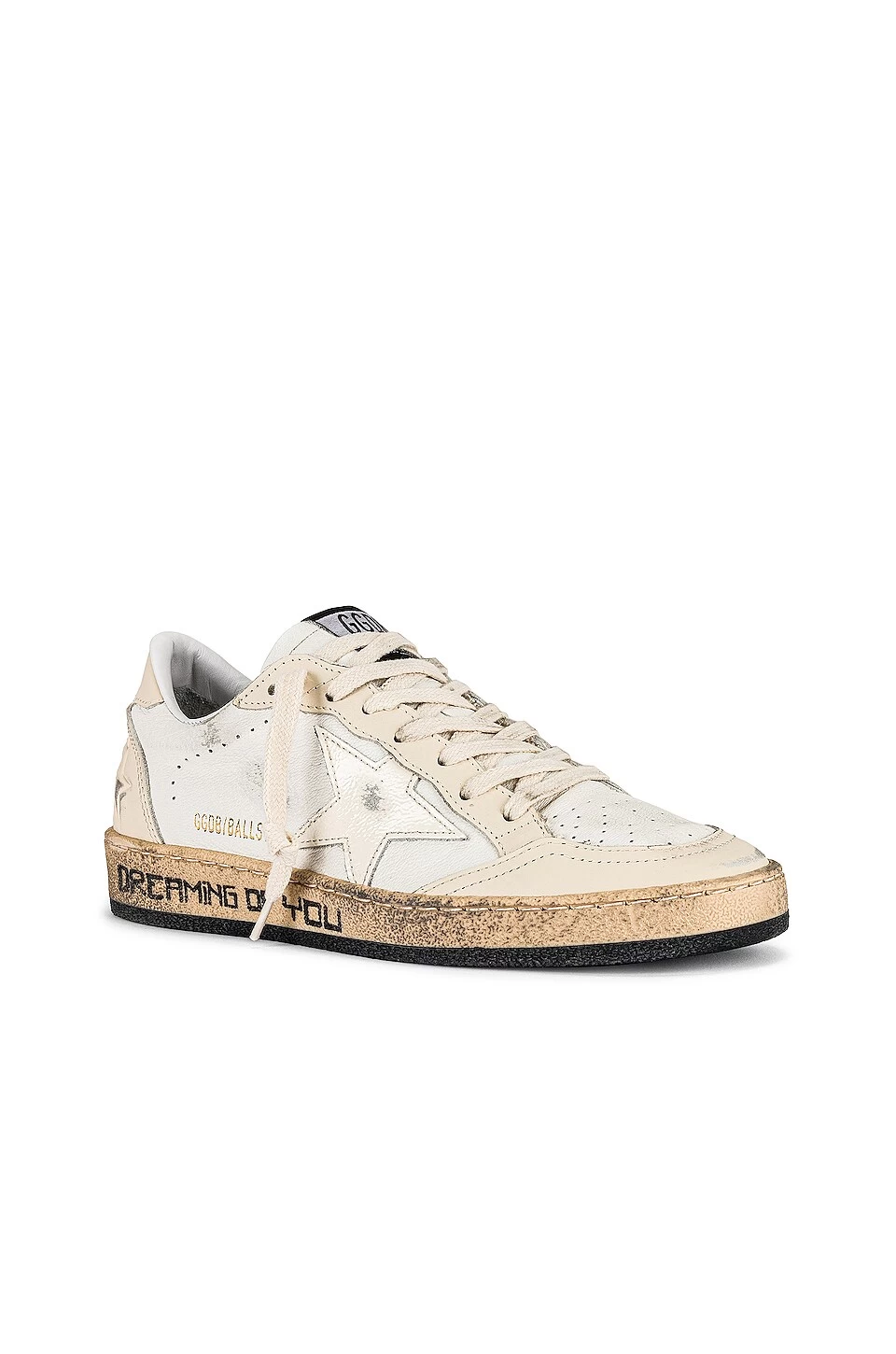 Golden Goose Ball Star Sneaker White, Cream, & Milk 4 Golden Goose Ball Star Sneaker White, Cream, & Milk - Image 2