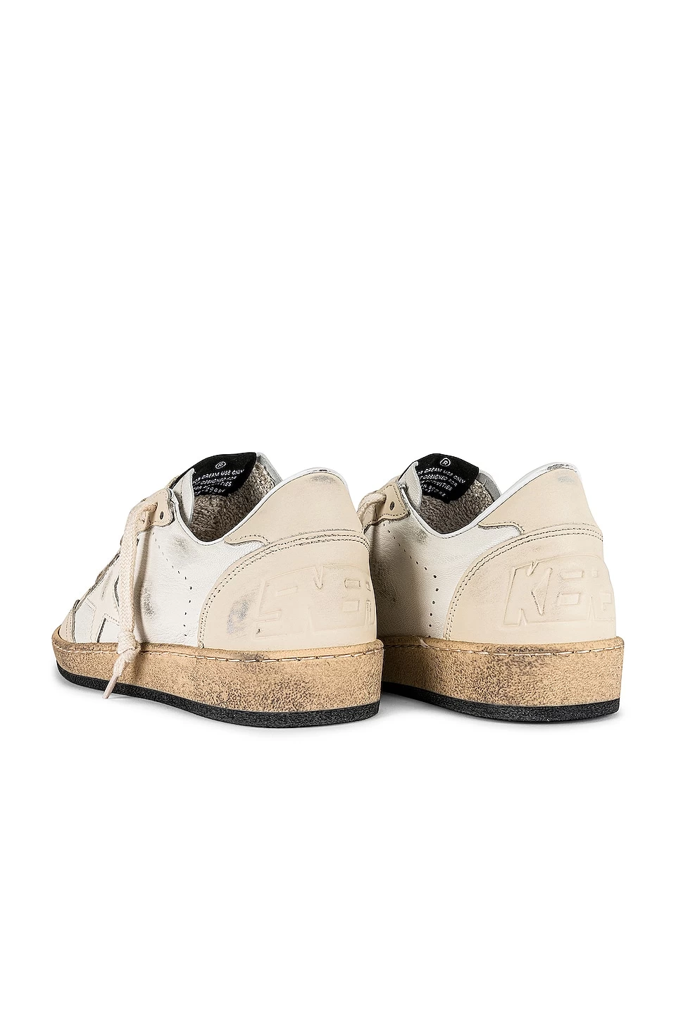 Golden Goose Ball Star Sneaker White, Cream, & Milk 5 Golden Goose Ball Star Sneaker White, Cream, & Milk - Image 3