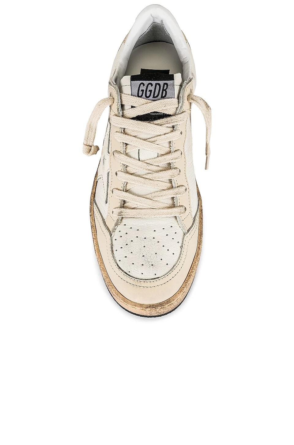 Golden Goose Ball Star Sneaker White, Cream, & Milk 6 Golden Goose Ball Star Sneaker White, Cream, & Milk - Image 4
