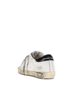 Golden Goose X REVOLVE Superstar Sneaker White, Silver & Black -Fashion Women's Clothing Store GGOR WZ470 V3