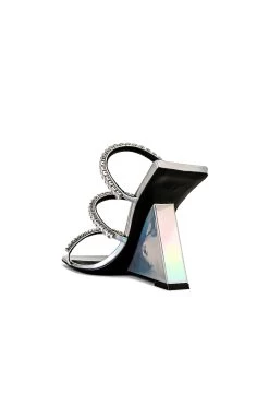 Giuseppe Zanotti Tutankamon 105 Mule Opal Argento 9 Giuseppe Zanotti Tutankamon 105 Mule Opal Argento -Fashion Women's Clothing Store GIZR WZ129 V3