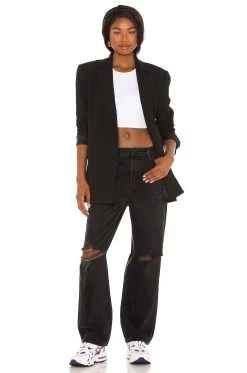 Amanda Mid Rise Loose Downtown 9 Amanda Mid Rise Loose Downtown -Fashion Women's Clothing Store GRLR WJ450 V4