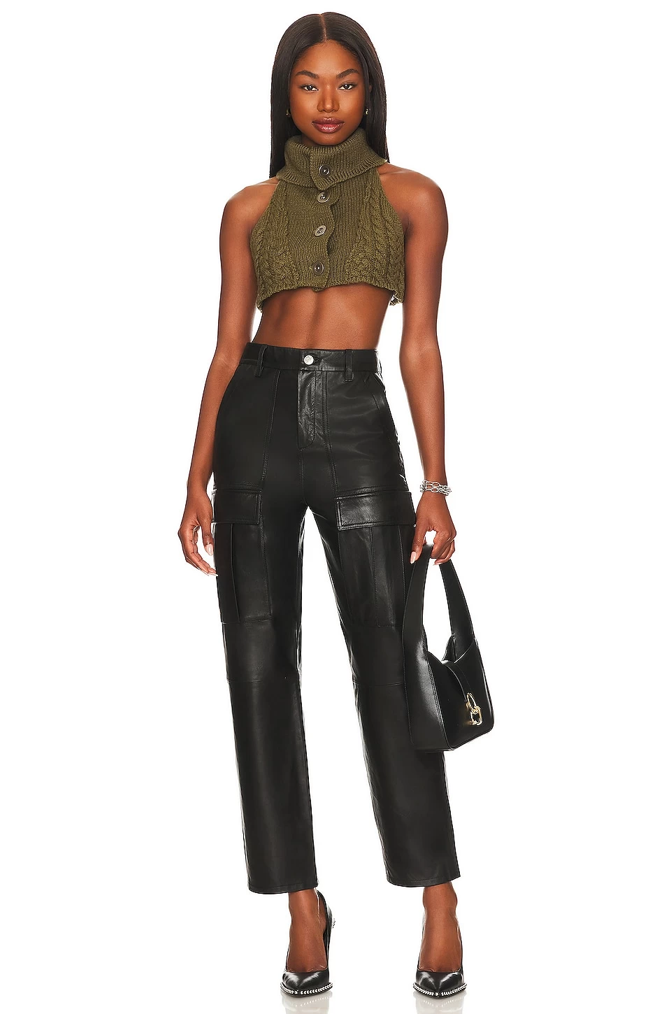 Gianna Cargo Pant Black 6 Gianna Cargo Pant Black - Image 4