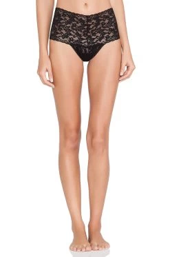 HANKY PANKY Retro Thong Black -Fashion Women's Clothing Store HANK WA110 V1 1