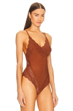 Back Off Bodysuit Milk Chocolate 9 Back Off Bodysuit Milk Chocolate -Fashion Women's Clothing Store HHER WI94 V3
