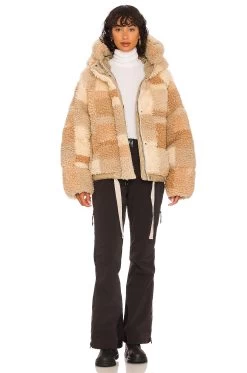 Holden Sherpa Down Puffer Jacket Natural Mix -Fashion Women's Clothing Store HOLR WO7 V5