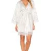 Sophia Lace Trim Robe Floral 1 Sophia Lace Trim Robe Floral -Fashion Women's Clothing Store HOME WI44 V1