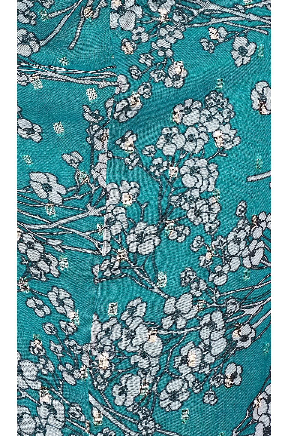 X REVOLVE Verity Skirt Teal Floral Multi 7 X REVOLVE Verity Skirt Teal Floral Multi - Image 5