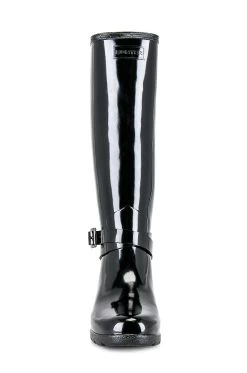 Hunter REFINED ADJUSTABLE STRAP ブーツ Black -Fashion Women's Clothing Store HUNR WZ67 V4