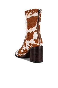 PG Bootie Brown Cow 9 PG Bootie Brown Cow -Fashion Women's Clothing Store IBLA WZ47 V3