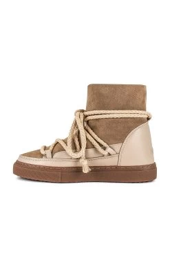 Inuikii Classic Bootie Beige -Fashion Women's Clothing Store IKKI WZ21 V5