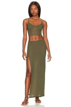 FALDA MAXI ROSETTA Passage -Fashion Women's Clothing Store INDA WQ151 V5