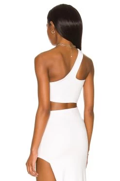 Hera Asymmetrical Top White -Fashion Women's Clothing Store INDA WS426 V4