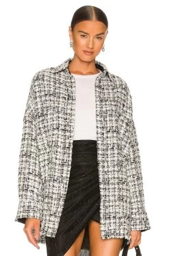 IRO Niso Jacket White & Black