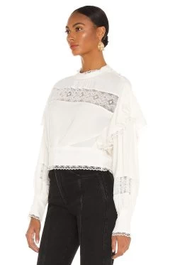 IRO Claw Blouse Ecru -Fashion Women's Clothing Store IRO WS258 V3