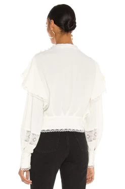 IRO Claw Blouse Ecru -Fashion Women's Clothing Store IRO WS258 V4