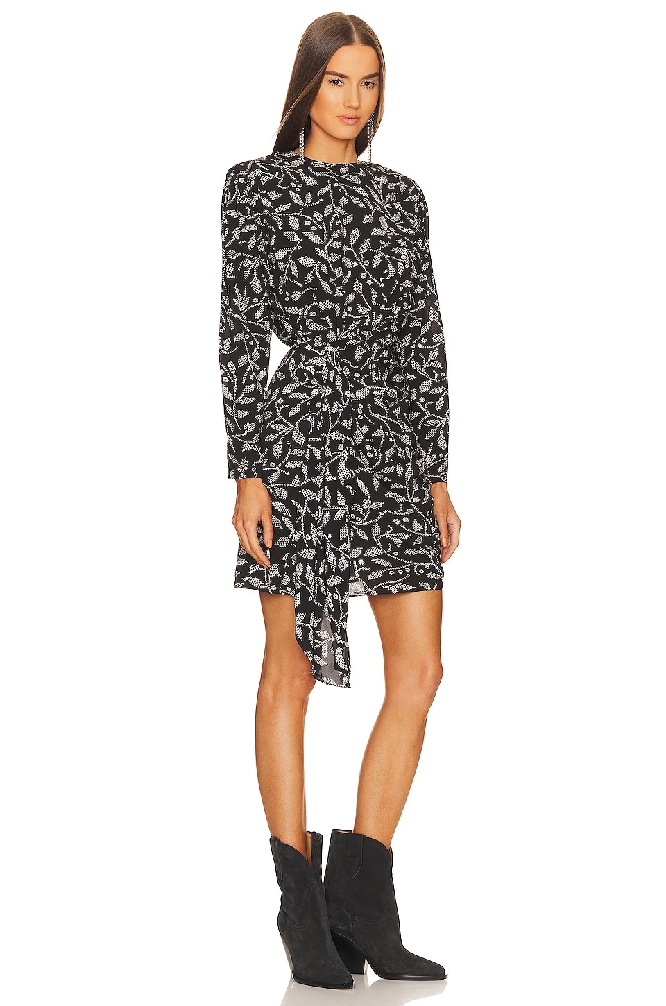 Isabel Marant Etoile MINIVESTIDO ENVOLVENTE DULCE Black 4 Isabel Marant Etoile MINIVESTIDO ENVOLVENTE DULCE Black - Image 2