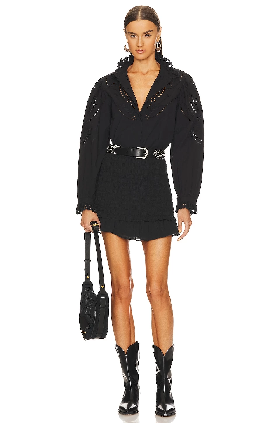 Isabel Marant Etoile Dorela Skirt Black 6 Isabel Marant Etoile Dorela Skirt Black - Image 4