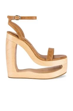 Jeffrey Campbell It's Lit Wedge Tan