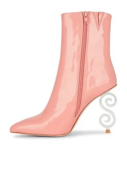 Jeffrey Campbell Mousai Heeled Bootie Dusty Pink Patent 11 Jeffrey Campbell Mousai Heeled Bootie Dusty Pink Patent -Fashion Women's Clothing Store JCAM WZ1441 V5
