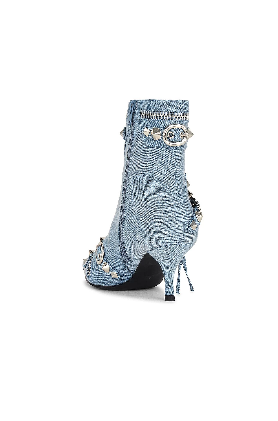 Jeffrey Campbell Alt Rock Bootie Denim Silver 5 Jeffrey Campbell Alt Rock Bootie Denim Silver - Image 3