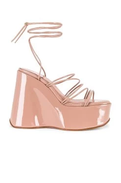 Jeffrey Campbell Levels Sandal Natural Patent