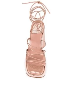 Jeffrey Campbell Levels Sandal Natural Patent -Fashion Women's Clothing Store JCAM WZ1558 V4