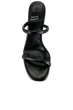Jeffrey Campbell Subtracted Sandal Black -Fashion Women's Clothing Store JCAM WZ1615 V4