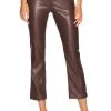 River Faux Leather Pant Coffee 2 River Faux Leather Pant Coffee -Fashion Women's Clothing Store JDAR WP30 V1