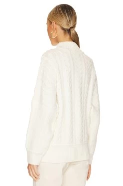 Joie Maja Sweater Porcelain Paisley -Fashion Women's Clothing Store JOIE WK315 V3