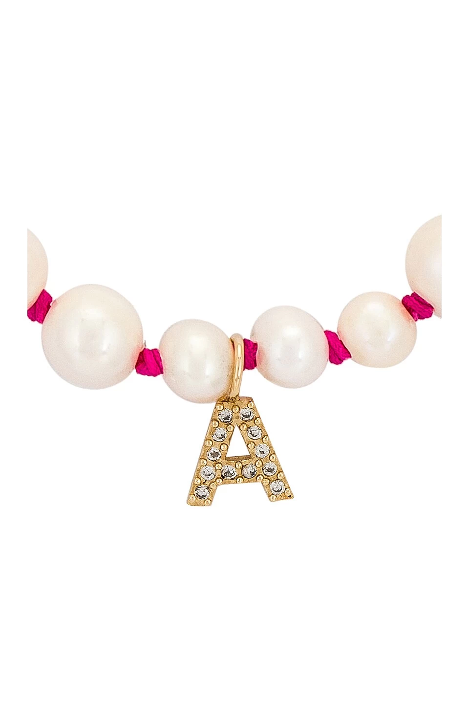 COLLIER INITIALE ET PERLES CZ Freshwater Pearls 4 COLLIER INITIALE ET PERLES CZ Freshwater Pearls - Image 2